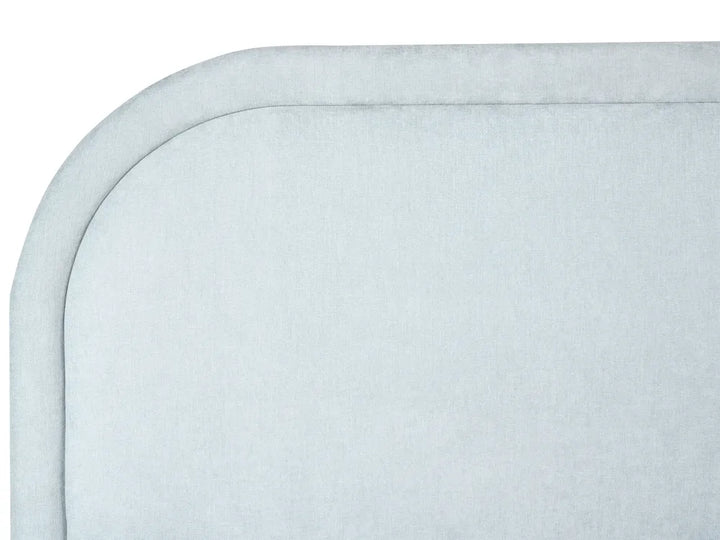 Ottoman Bed Chenille 140 x 200 cm (EU Double) Light Blue Julie