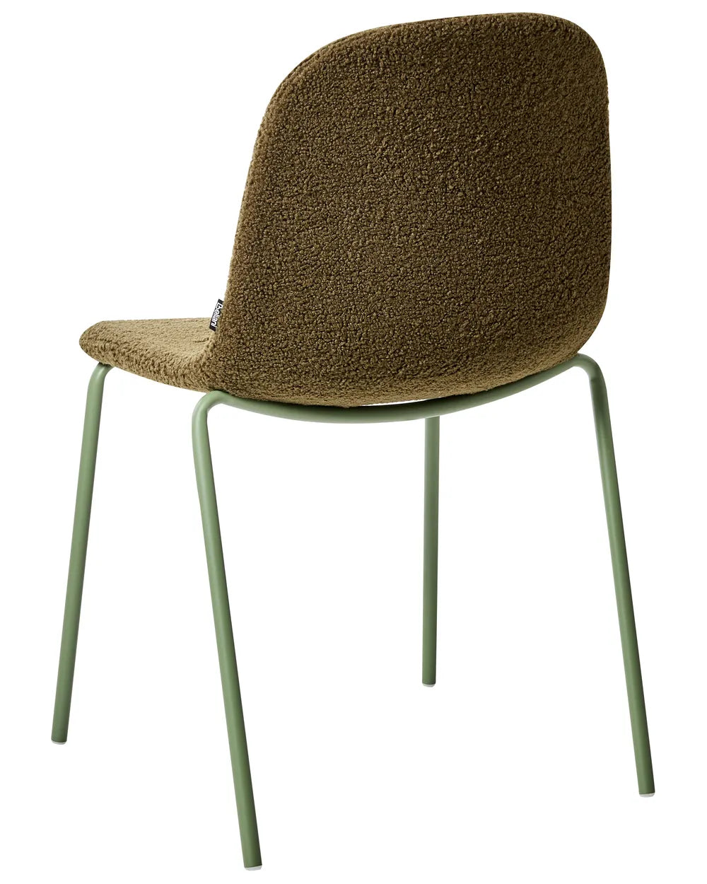 Set of 2 Conference Chairs Boucle Green Zara