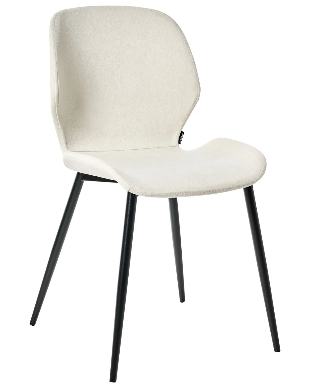 Set of 2 Conference Chairs Fabric Light Beige Paul