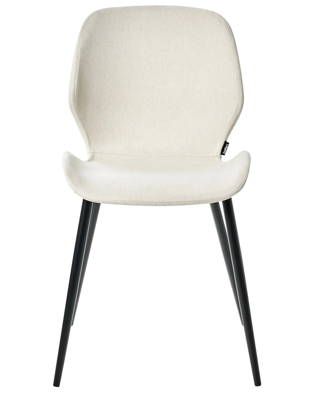 Set of 2 Conference Chairs Fabric Light Beige Paul