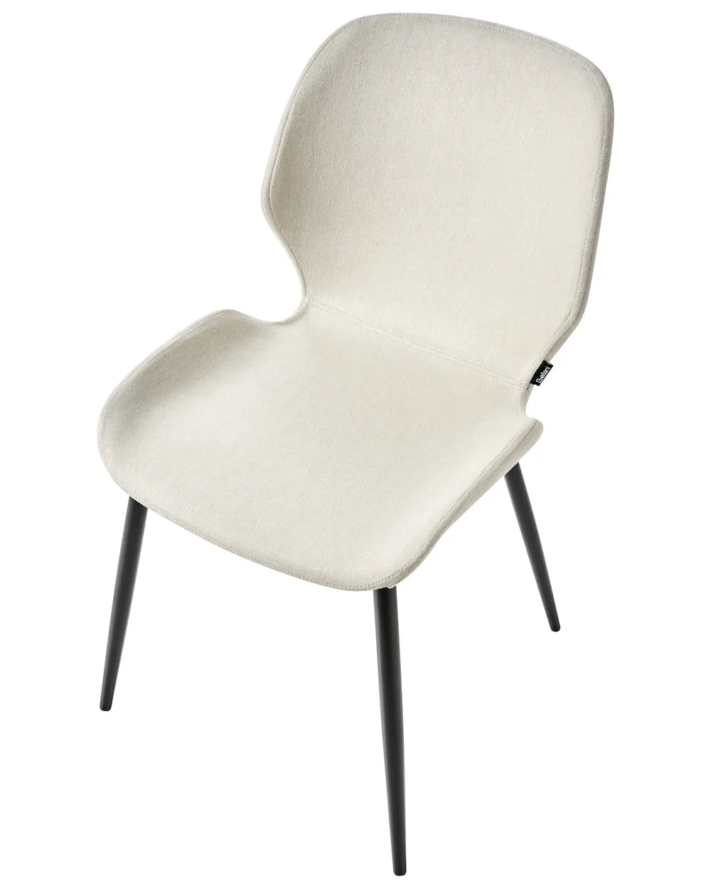 Set of 2 Conference Chairs Fabric Light Beige Paul