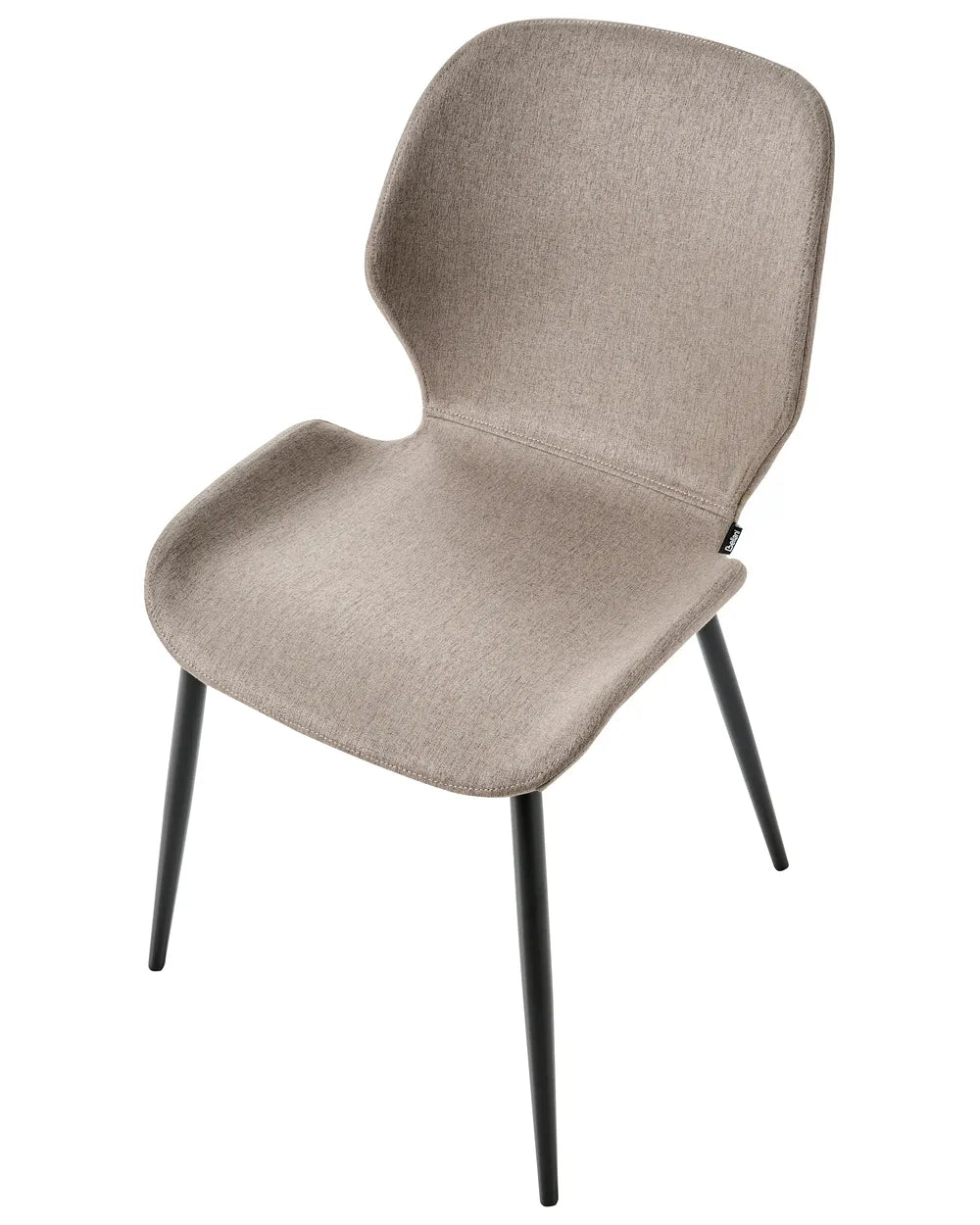 Set of 2 Conference Chairs Fabric Taupe Paul