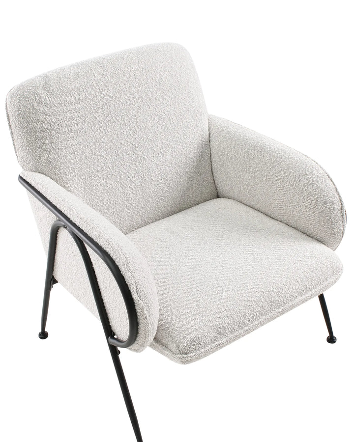Trysnes Armchair Fabric Light Beige