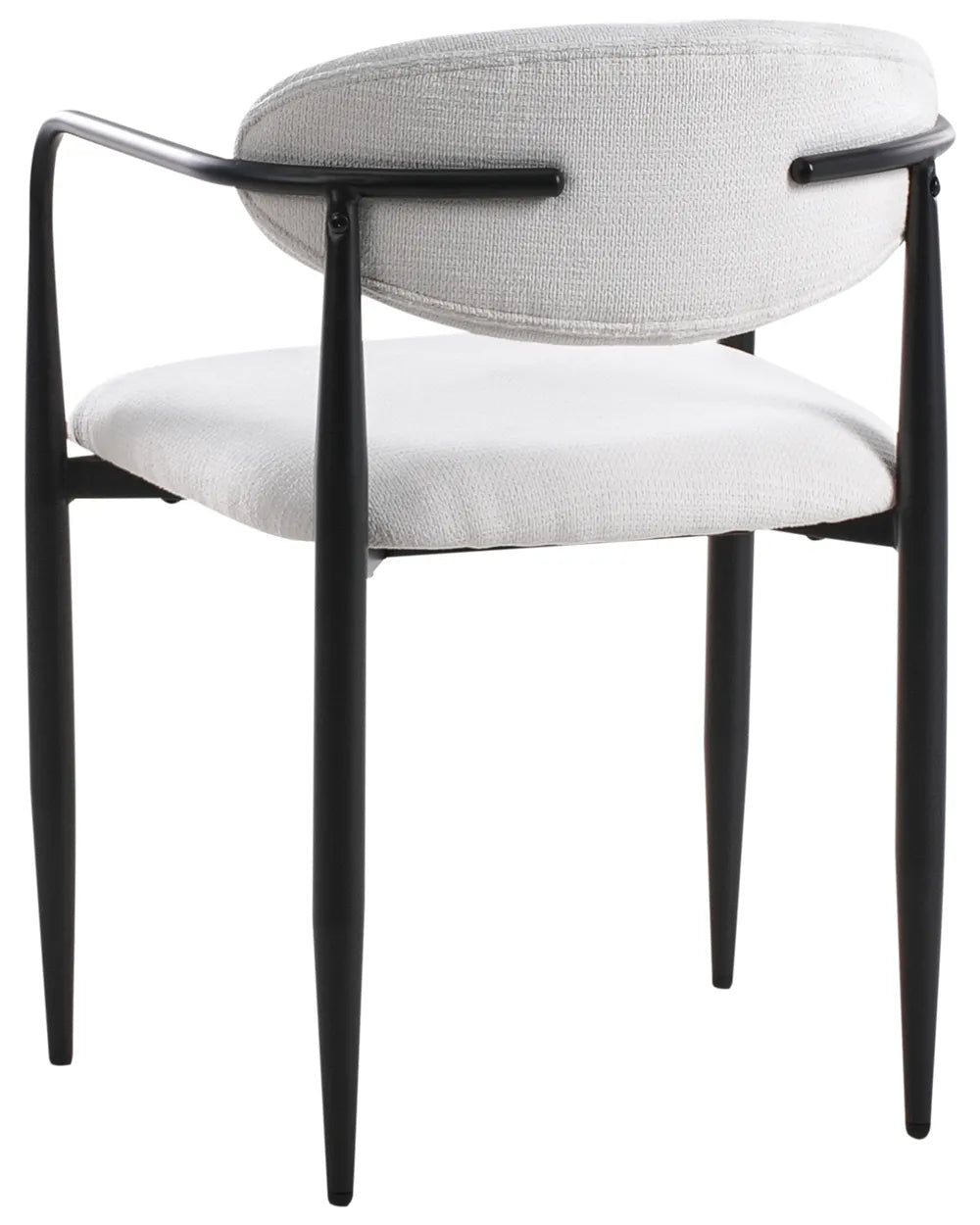 Set of 2 Dining Chairs Fabric Off-White Naomi