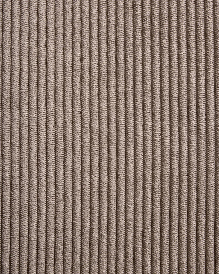 Set of 2 Dining Chairs Corduroy Taupe Alden
