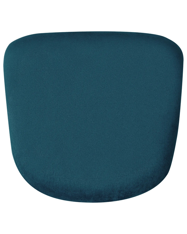 Rocking Chair Velvet Sea Blue Connorville
