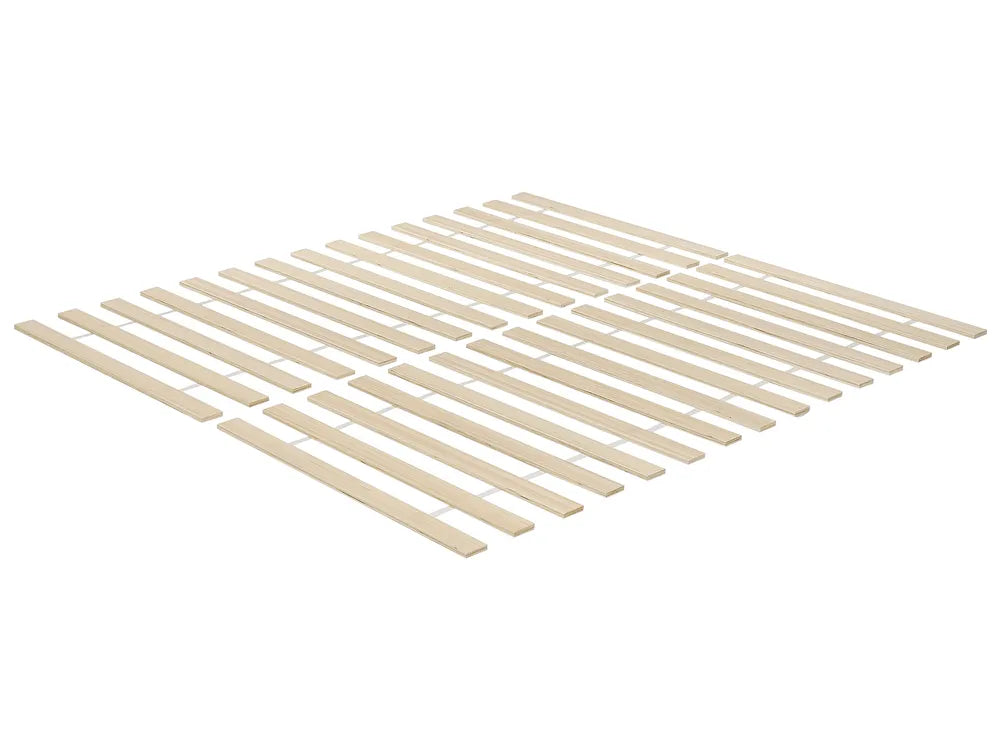 Bed Pine Wood 160 x 200 cm (EU King Size) Light Brown Keith