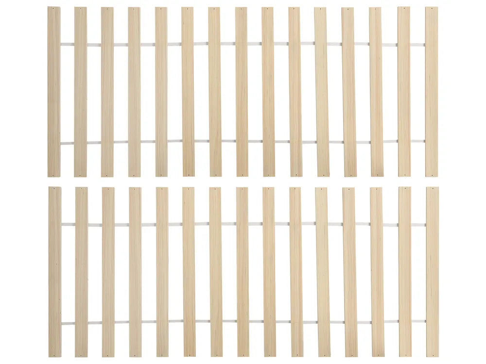 Bed Wood 180 x 200 cm (EU Super King) Light Brown Keith