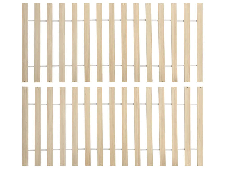 Bed Wood 180 x 200 cm (EU Super King) Light Brown Keith