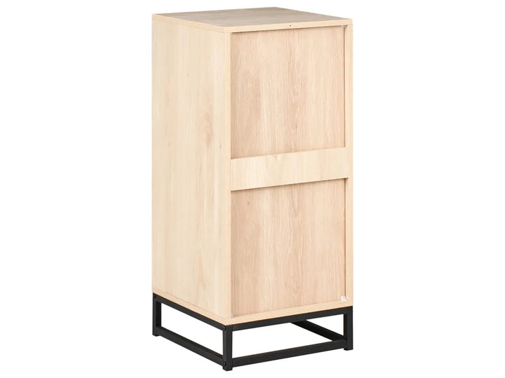 4 Drawer Chest Light Brown Denaro | Elegant Design