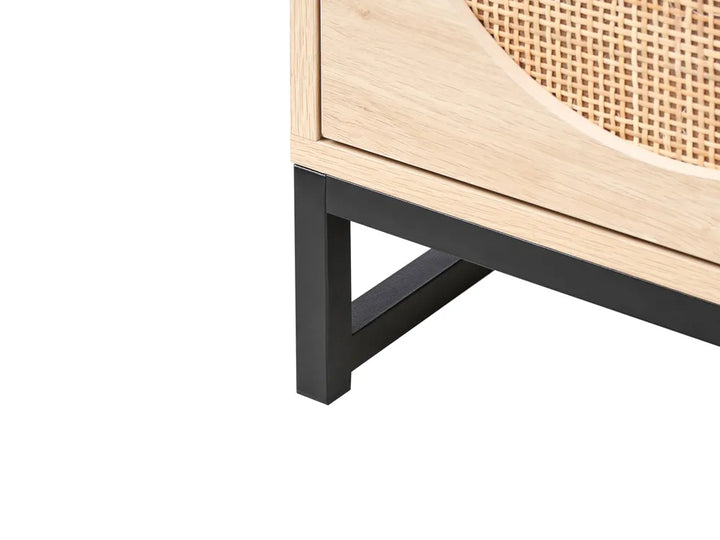 4 Drawer Chest Light Brown Denaro | Elegant Design