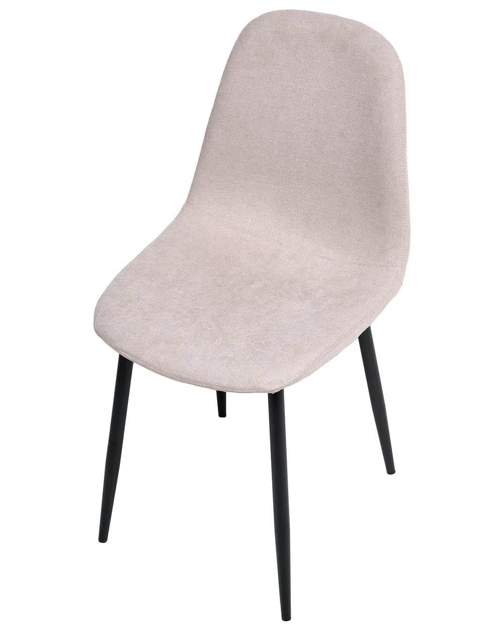 Set of 4 Dining Chairs Fabric Beige Tret