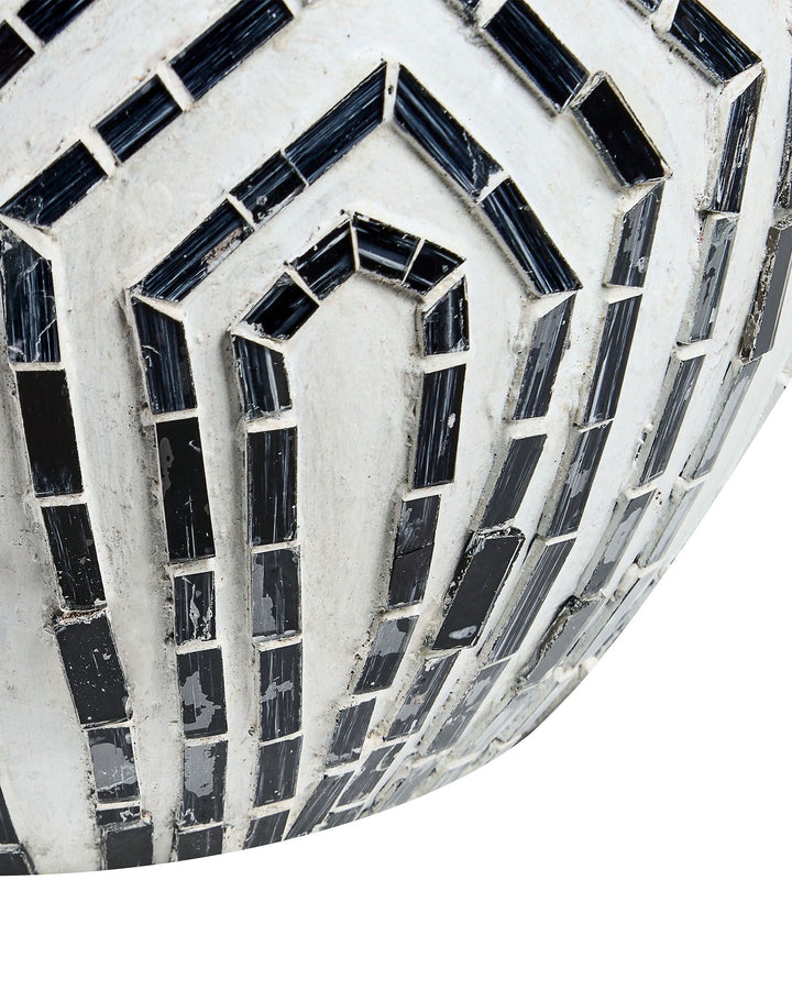 Ombilin Decorative Vase Ceramic 50 cm White