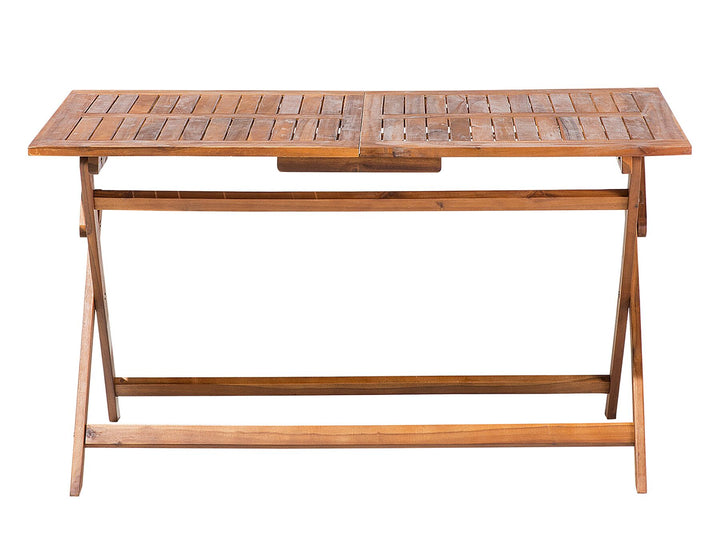 Cento Garden Dining Table  140 cm 75 cm Acacia Wood Brown