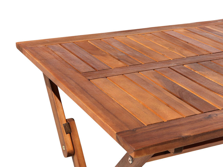 Cento Garden Dining Table  140 cm 75 cm Acacia Wood Brown