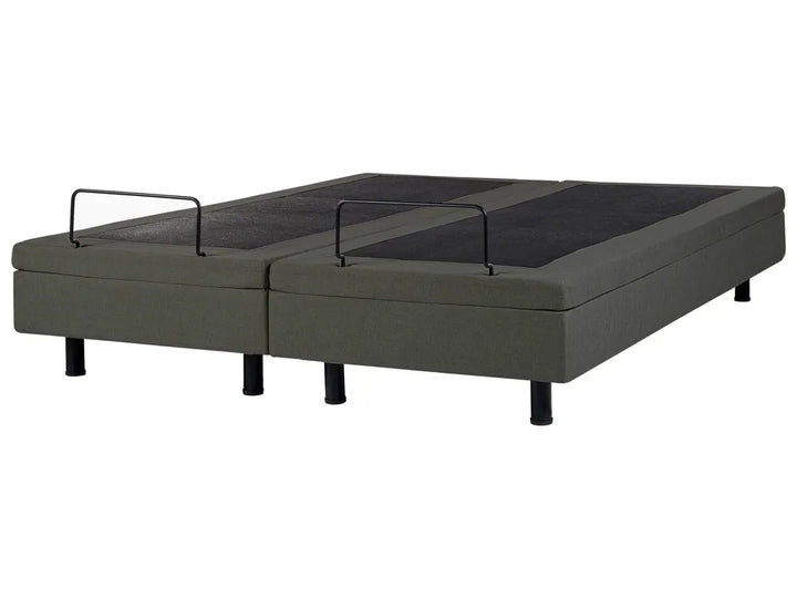 Adjustable Bed without Headboard Fabric 180 x 200 cm (EU Super King) Dark Grey Antioch