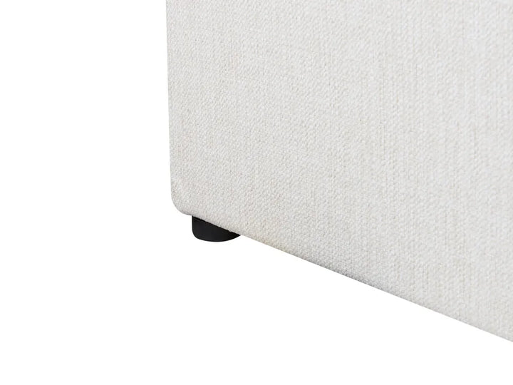 Ottoman Bed Fabric 180 x 200 cm (EU Super King) Off-White Finnin
