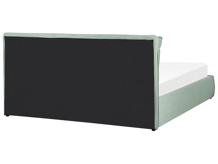Ottoman Bed Velvet 180 x 200 cm (EU Super King) Mint Green Tagen