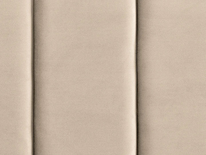 Bed Velvet 180 x 200 cm (EU Super King) Beige Gaillarde