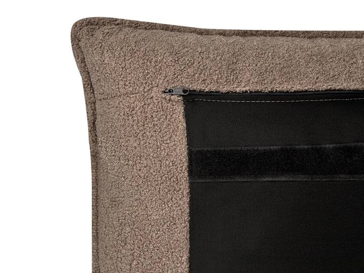 Bed Boucle 180 x 200 cm (EU Super King) Brown Tagen