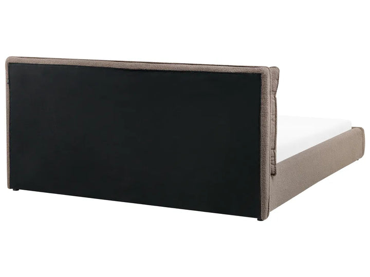 Bed Boucle 180 x 200 cm (EU Super King) Brown Tagen