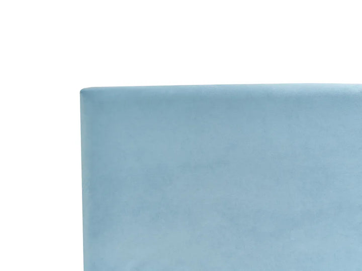 Bed Velvet 90 x 200 cm (EU Single) Light Blue Heiki