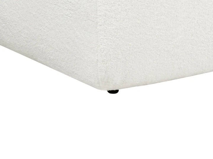 Corner Sofa 3 Seater Boucle Off-White Left Hand Cylar