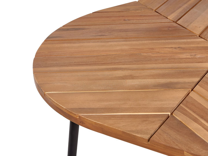 Varenna Garden Dining Table 106 cm 103 cm Acacia Wood Brown