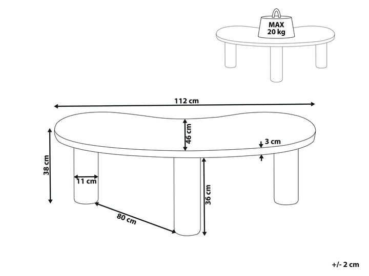 Alsacia Coffee Table White