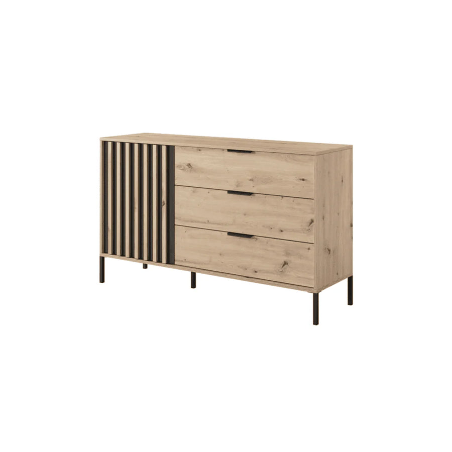 Chest Of Drawers 138cm Oak Artisan Tally