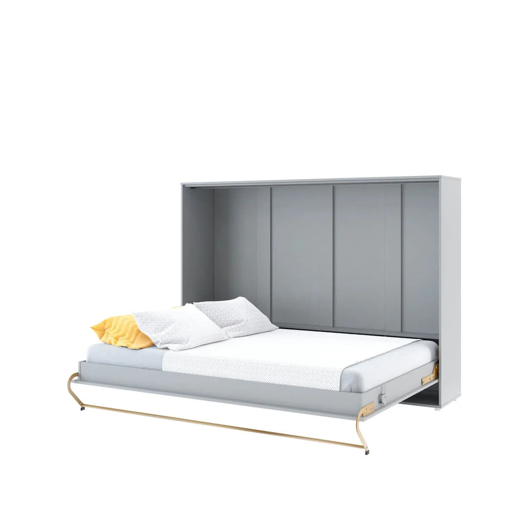 Auriel Horizontal Wall Bed Concept 140cm Grey Matt CP-04