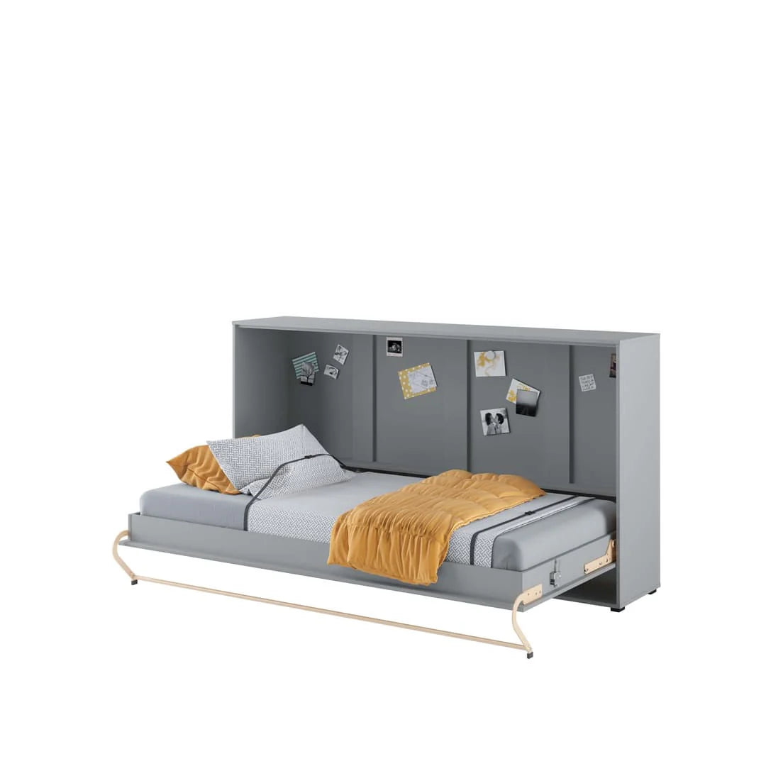 Gillam Horizontal Wall Bed Concept 90cm with Over Bed Unit Grey Matt CP-06