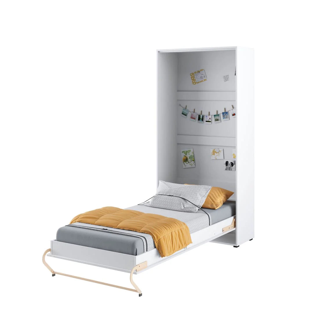 Ambrey Vertical Wall Bed Concept 90cm White Matt CP-03