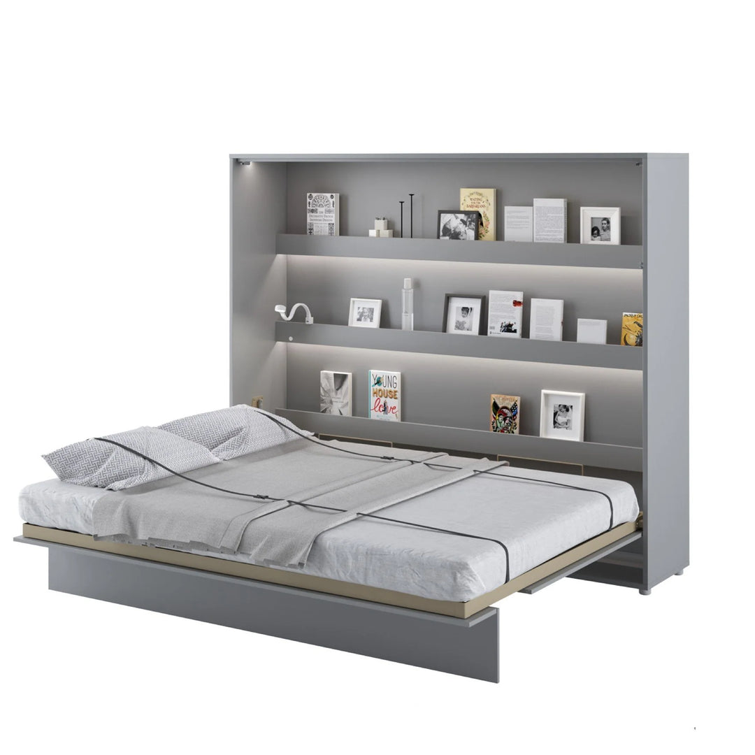 Serrano Horizontal Wall Bed Concept 160cm Grey Matt BC-14