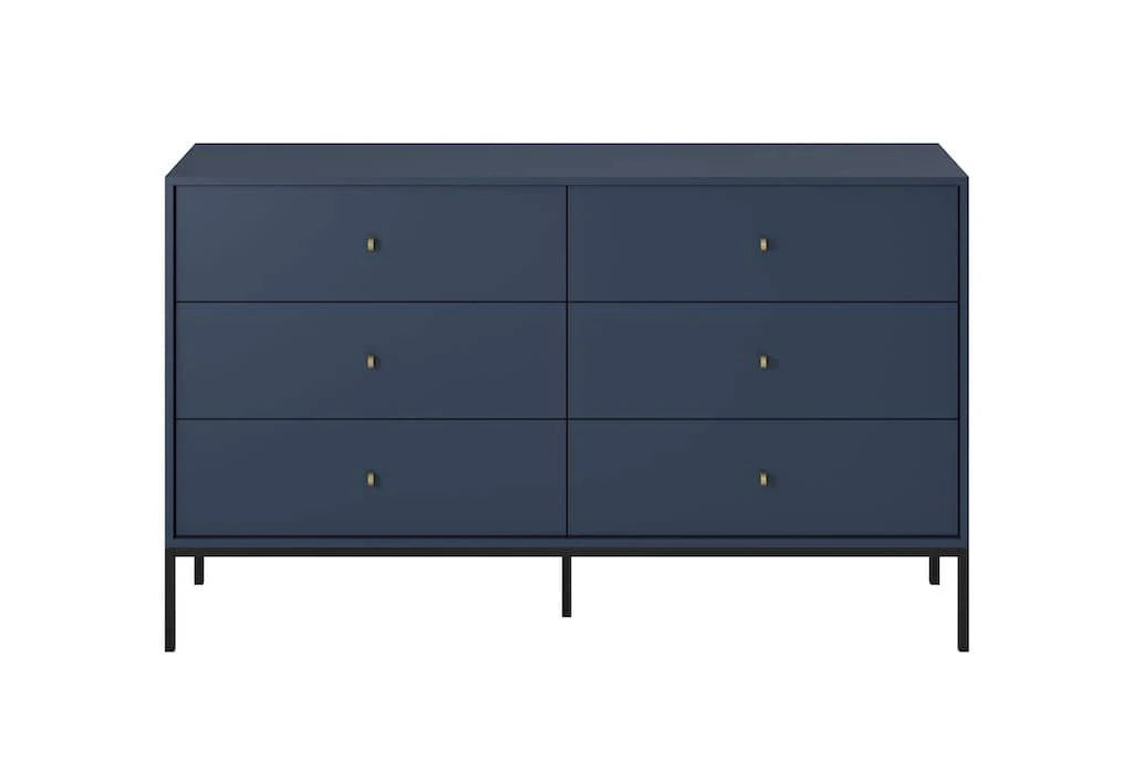 Chest Of Drawers 154cm Navy Mono