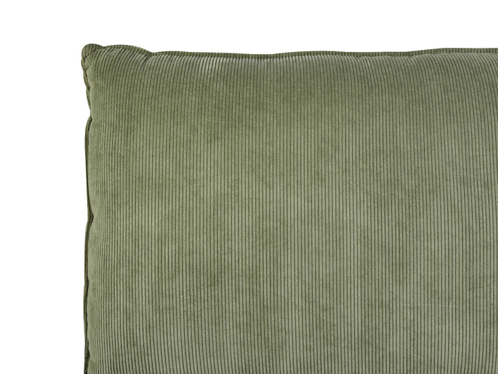 Vinay Corduroy EU King Size Bed Green