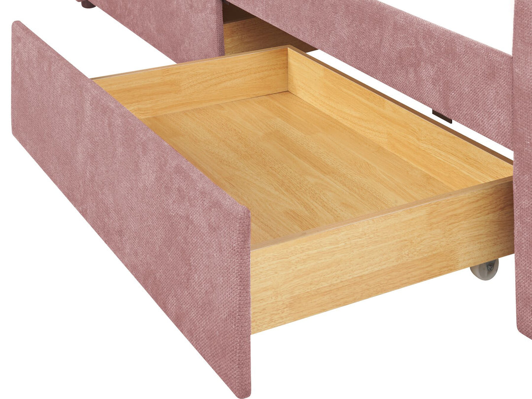 Vittel Fabric EU Single Daybed Pink