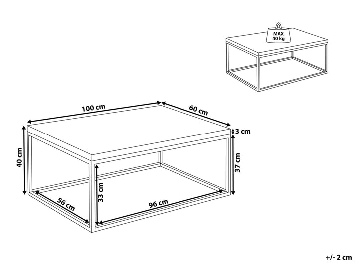 Carney Teak Wood Coffee Table