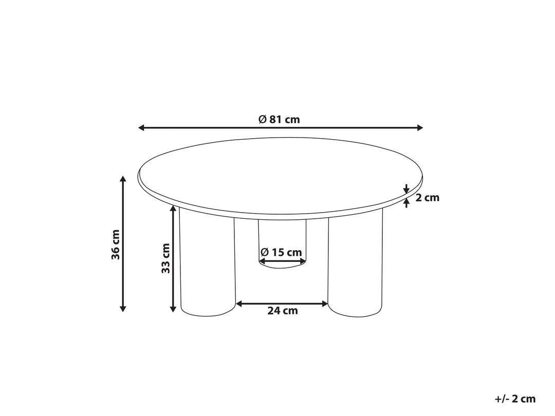 Cristyle Acacia Wood Coffee Table Light