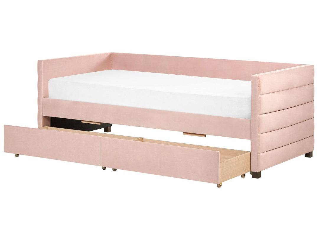 Marray Velvet EU Single Daybed Pink