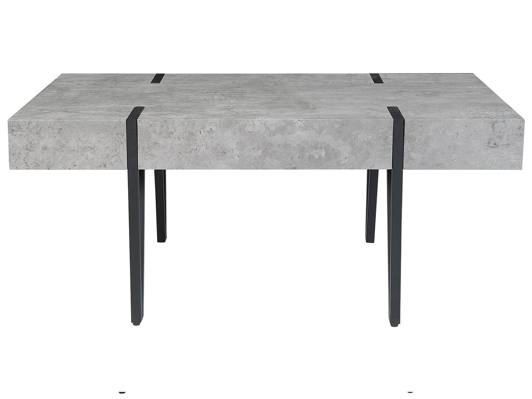 Rebecka Coffee Table Concrete Effect with Black