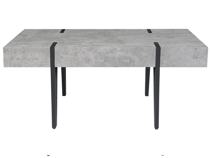 Rebecka Coffee Table Concrete Effect with Black