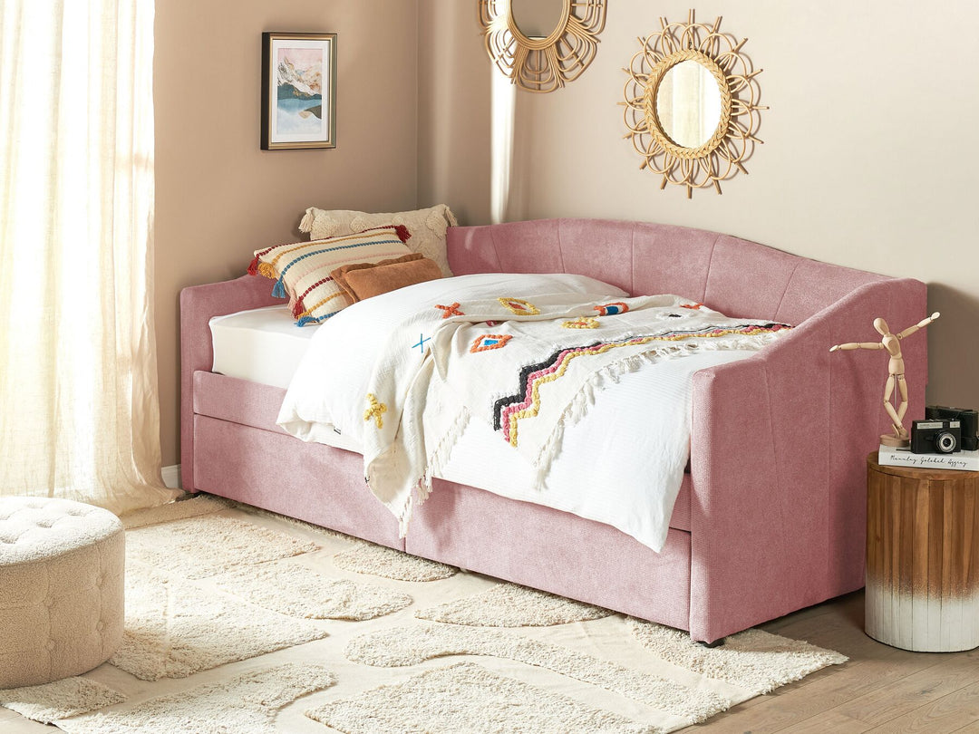 Vittel Fabric EU Single Daybed Pink