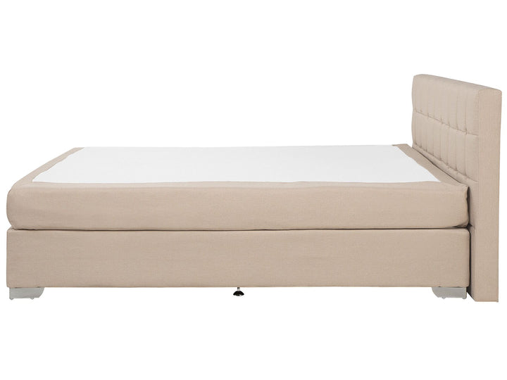 Admiral Fabric EU Super King Size Divan Bed Beige