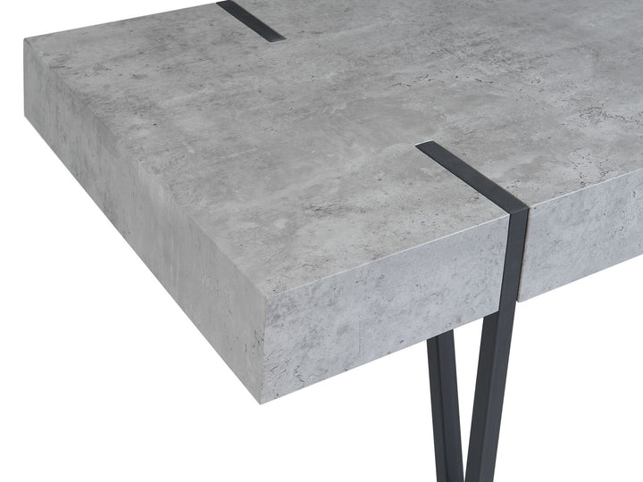 Rebecka Coffee Table Concrete Effect with Black