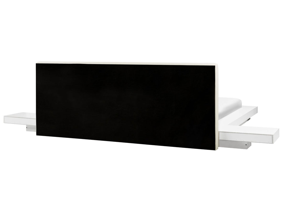 EU Super King Size Faux Leather Headboard Waterbed White Zen