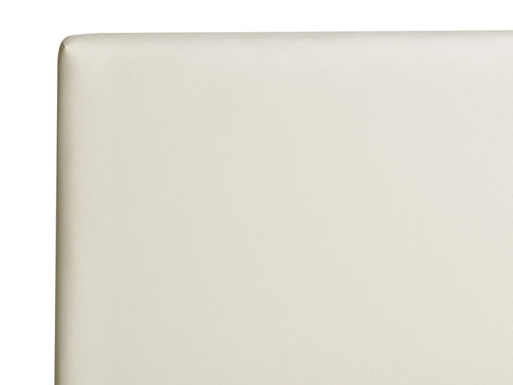 EU Super King Size Faux Leather Headboard Waterbed White Zen