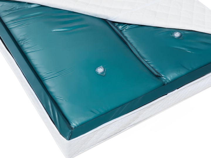 EU Super King Size Faux Leather Headboard Waterbed White Zen
