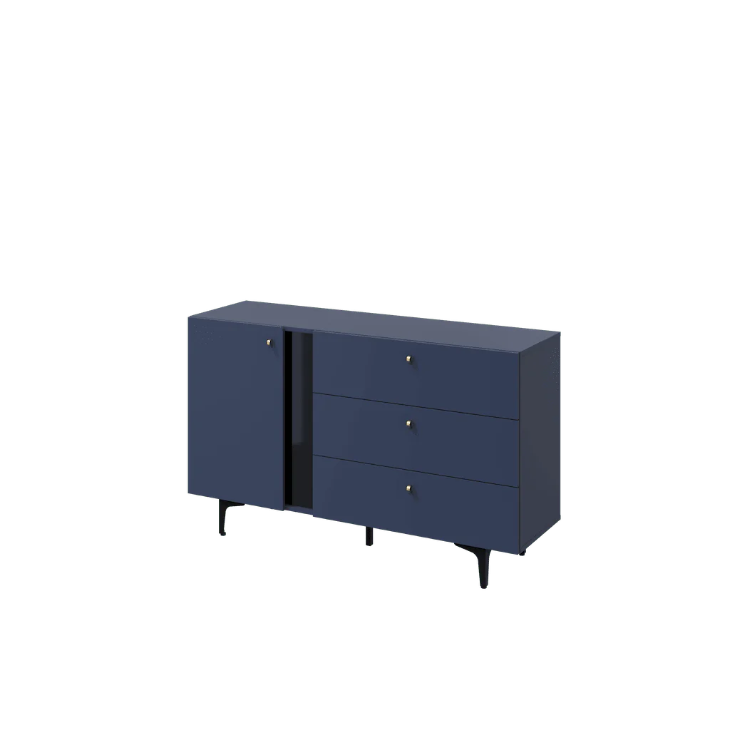 Sideboard Cabinet 138cm Navy Milano