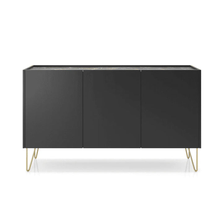 144cm Black Sideboard Cabinet Harmony